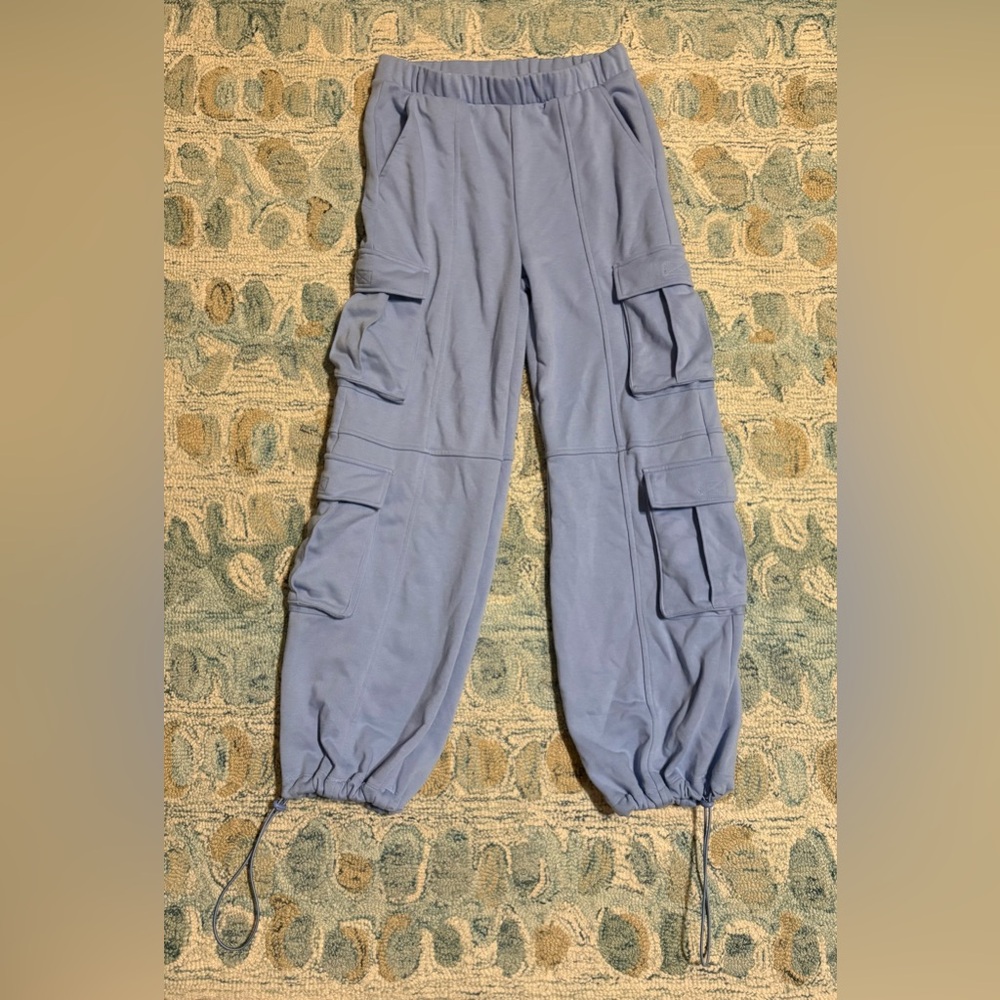Women's Blue Cargo Joggers